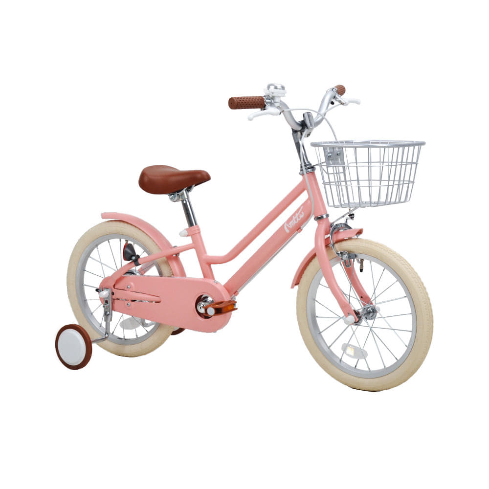 16インチ 身長100~120cm 子供用自転車 NOTTS コーラルピンク 男の子 女の子の大画像