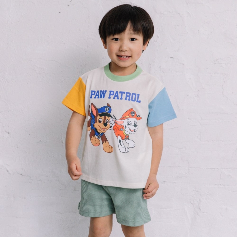 ＜トイザらス＞ PAWPATROL パウパトロールクレイジーTシャツ(ナチュラル×110cm)