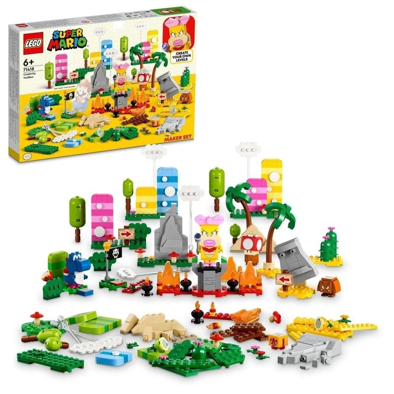 レゴ LEGO スーパーマリオ クリエイティブ ボックス 71418 おもちゃ ブロック プレゼント 冒険 男の子 女の子 6歳 ~【送料無料】