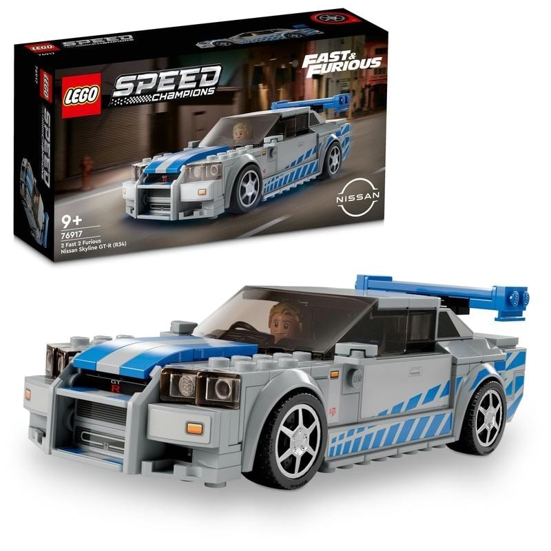 ＜トイザらス＞ レゴ LEGO スピードチャンピオン ワイルド・スピード 日産スカイラインGT-R (R34) 76917 おもちゃ ブロック プレゼント レーシングカー 映画 男の子 9歳 ~