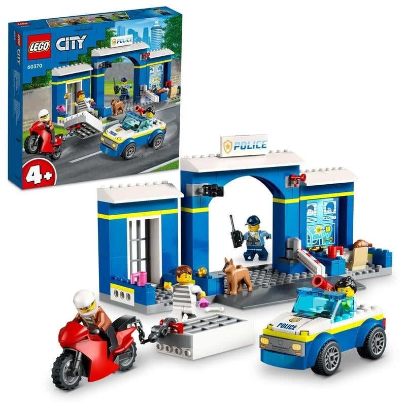  レゴ LEGO シティ 脱走犯をつかまえろ 60370 おもちゃ ブロック プレゼント 警察 けいさつ レスキュー 男の子 女の子 4歳 ~【送料無料】