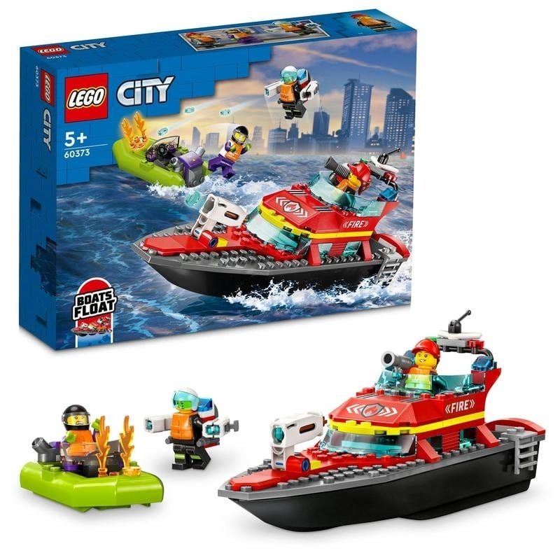 レゴ LEGO シティ 消防レスキューボート 60373 おもちゃ ブロック プレゼント レスキュー 乗り物 のりもの 男の子 女の子 5歳 ~