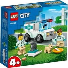 レゴ LEGO シティ どうぶつ救急車 60382 おもちゃ ブロック プレゼント 動物 どうぶつ レスキュー 男の子 女の子 4歳 ~