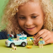 レゴ LEGO シティ どうぶつ救急車 60382 おもちゃ ブロック プレゼント 動物 どうぶつ レスキュー 男の子 女の子 4歳 ~