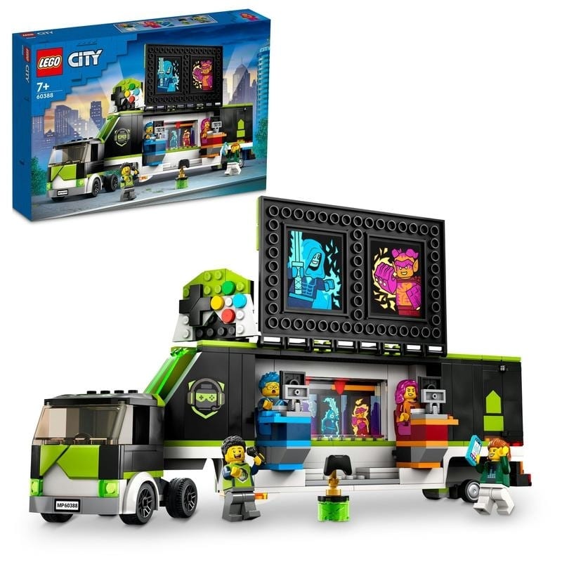 ＜トイザらス＞ レゴ LEGO シティ ゲームトーナメントのツアートラック 60388 おもちゃ ブロック プレゼント 乗り物 のりもの 男の子 女の子 7歳 ~【送料無料】