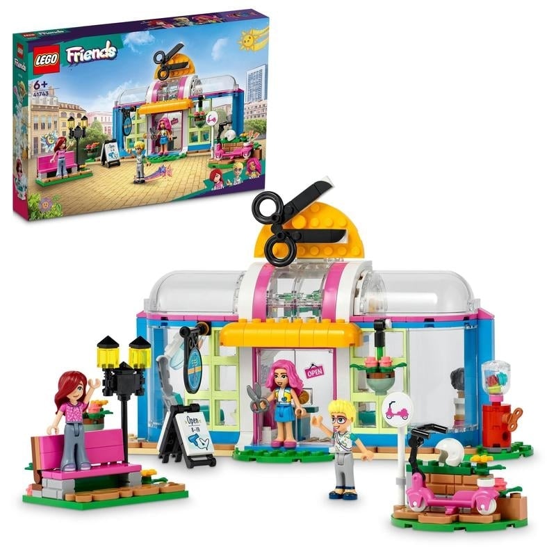 ＜トイザらス＞ レゴ LEGO フレンズ ハートレイクシティのヘアサロン 41743 おもちゃ ブロック プレゼント ごっこ遊び 街づくり 女の子 6歳 ~【送料無料】