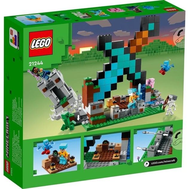 【オンライン限定価格】レゴ LEGO マインクラフト ダイヤモンドの剣の基地 21244 おもちゃ ブロック プレゼント テレビゲーム 冒険 男の子  女の子 8歳 ~【送料無料】