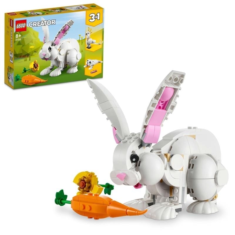 ＜トイザらス＞ レゴ LEGO クリエイター 白ウサギ 31133 おもちゃ ブロック プレゼント 動物 どうぶつ 男の子 女の子 8歳 ~