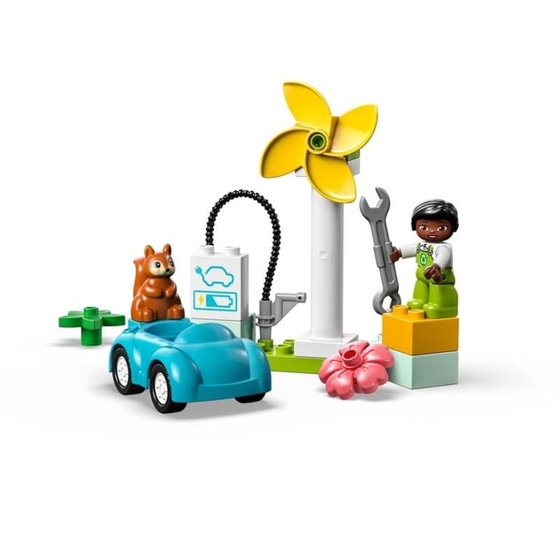 レゴ LEGO デュプロ 10985 デュプロのまち 風力タービンと電気じどう