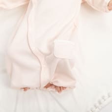 サガラ刺繍 ドレスオール ウサギ(ピンク×50-70cm) ベビーザらス限定
