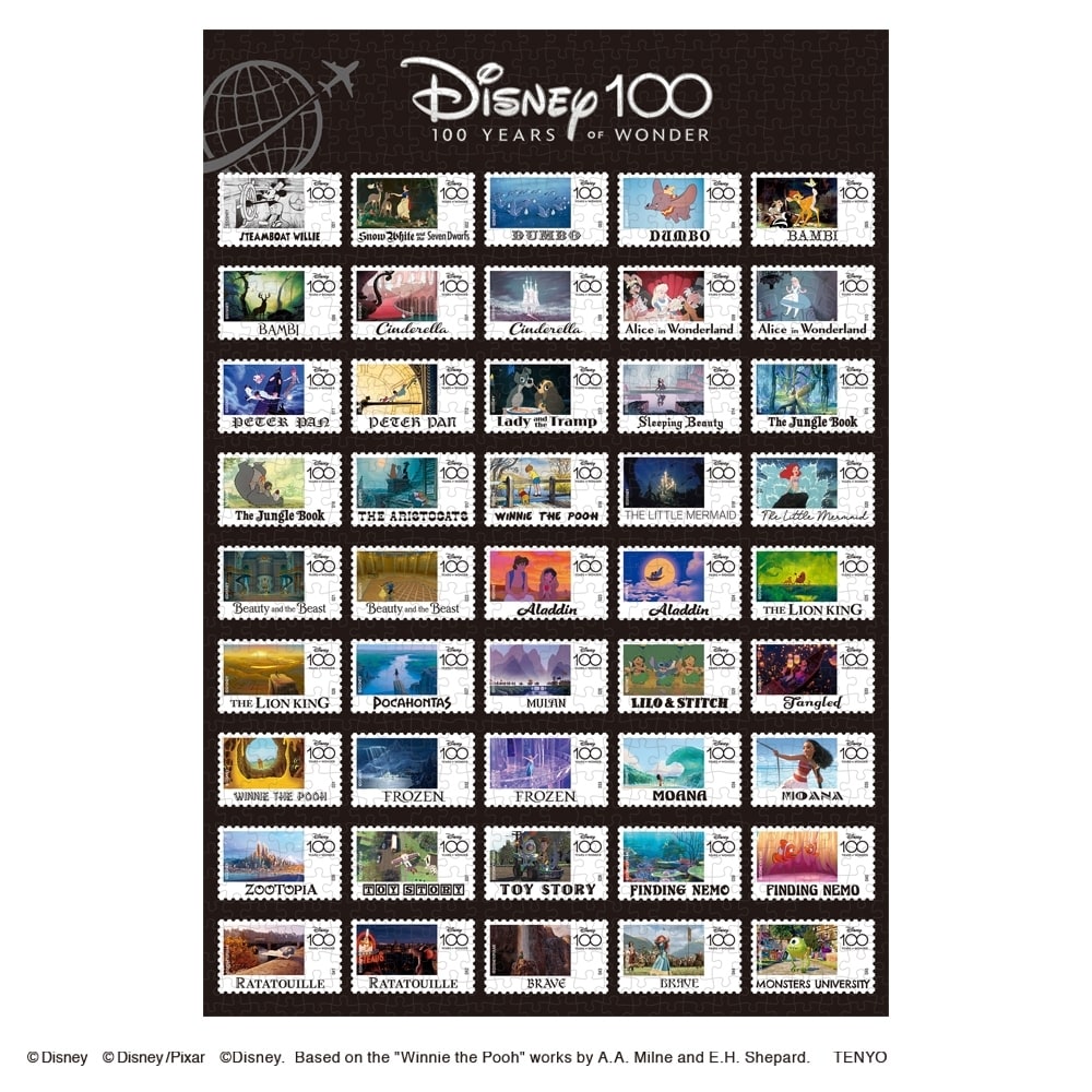 ディズニー ジグソーパズル DISNEY100：WORLD STAMPS 1000ピース