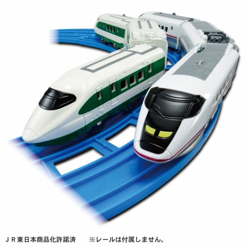 ＜トイザらス＞ プラレール 200系カラー新幹線(E2系)＆E3系新幹線こまちダブルセット【送料無料】