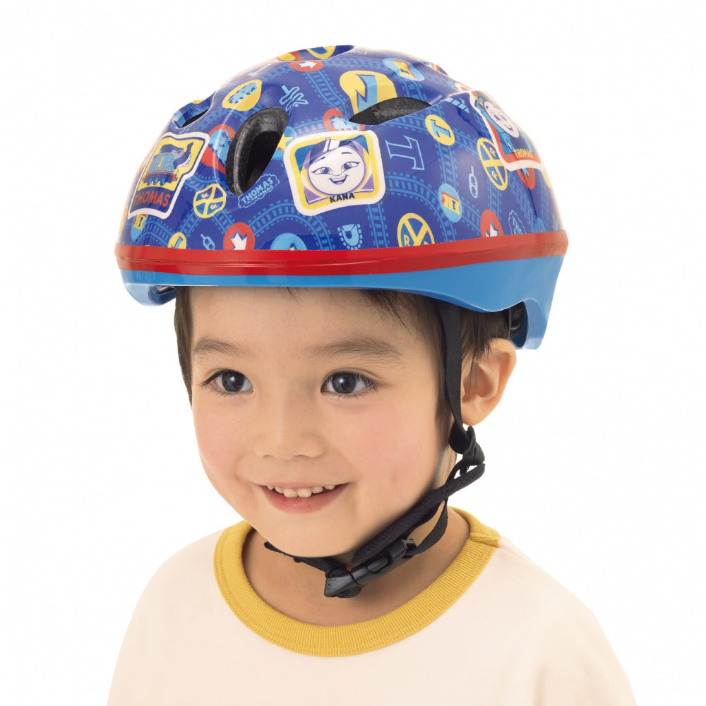 カブロヘルメットミニ きかんしゃトーマス23（44~50cm）子供用ヘルメット キッズヘルメット SG規格適合 バイク 自転車の画像