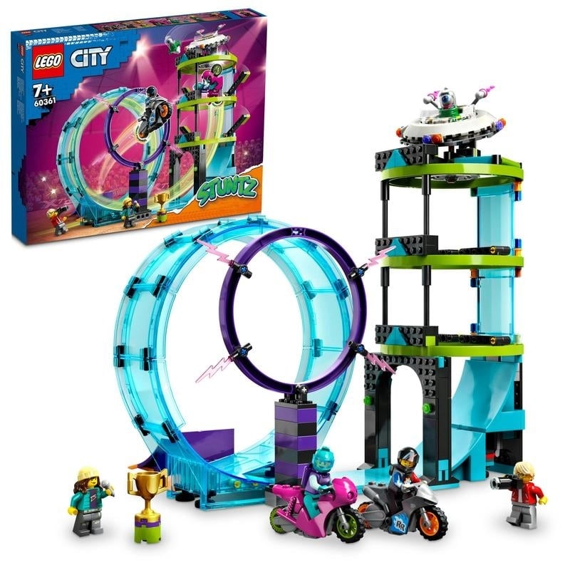 ＜トイザらス＞ レゴ LEGO シティ 究極のスタントチャレンジ 60361 【オンライン限定】 おもちゃ ブロック プレゼント 乗り物 のりもの 男の子 女の子 7歳 ~【送料無料】