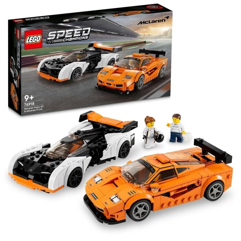＜トイザらス＞ レゴ LEGO スピードチャンピオン マクラーレン Solus GT & マクラーレン F1 LM 76918 おもちゃ ブロック プレゼント 乗り物 のりもの 男の子 9歳 ~【送料無料】