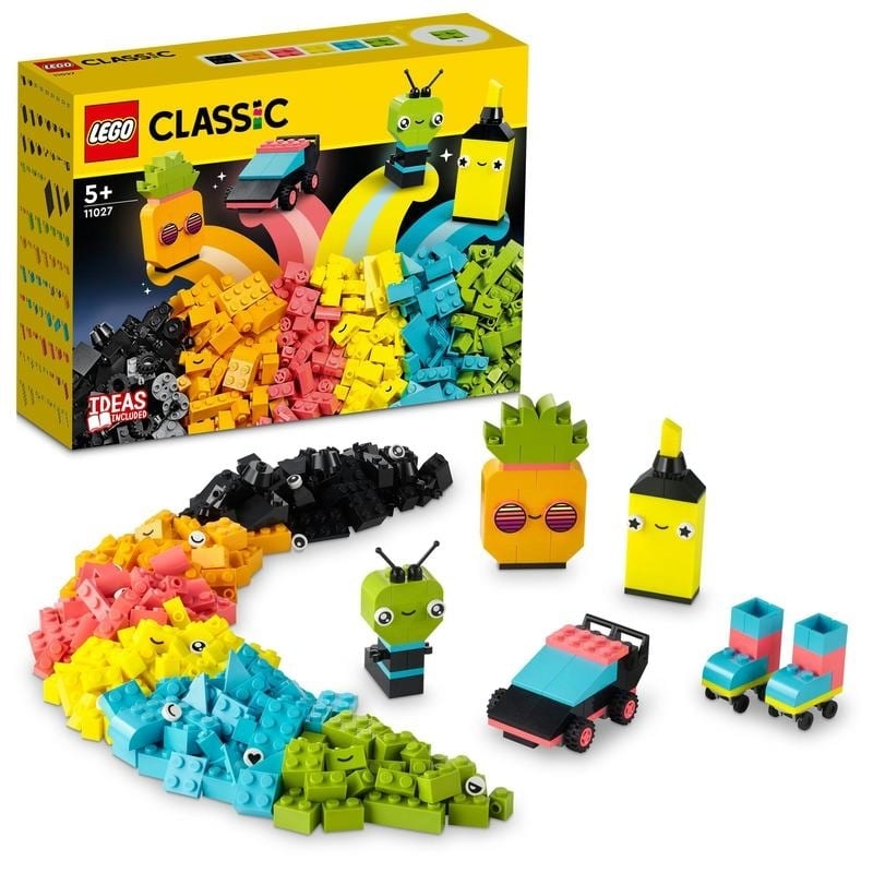 ＜トイザらス＞ レゴ LEGO クラシック アイデアパーツ＜ネオンカラー＞ 11027 おもちゃ ブロック プレゼント 知育 クリエイティブ 男の子 女の子 5歳 ~