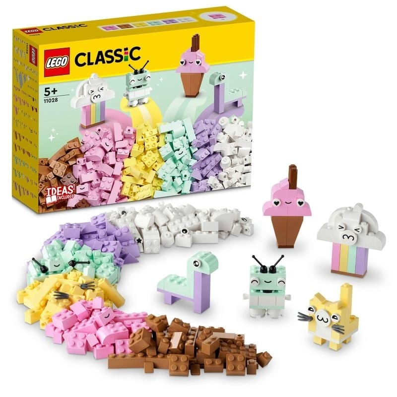 ＜トイザらス＞ レゴ LEGO クラシック アイデアパーツ＜パステルカラー＞ 11028 おもちゃ ブロック プレゼント 知育 クリエイティブ 男の子 女の子 5歳 ~