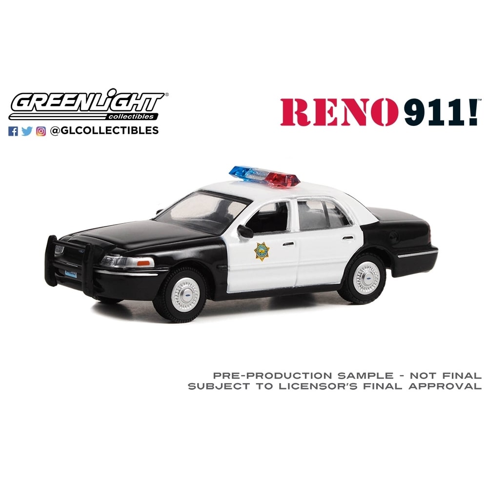 GL 1/64 Reno 911! (2003-09 TV Series) - Lieutenant Jim Dangle's 1998 Ford Crown Victoria Police Inteの大画像