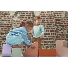 ムース Play Blocks Stair（階段）（ピンク） サステナブル バランス玩具 体幹 室内遊具 ベルギー おしゃれ インテリア【オンライン限定】【送料無料】