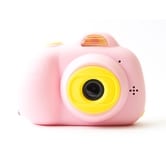 キッズカメラPRO ピンク 最大3200万画素 マイクロSDカード付 軽量 コンパクト 自撮り デ・・・