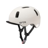キッズヘルメット アルカ 50～54cm（マットオフホワイト）白 子供用ヘルメット SG規格 バイ・・・