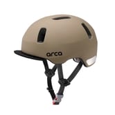 キッズヘルメット アルカ 50～54cm（マットモカブラウン）子供用ヘルメット SG規格 バイク ・・・