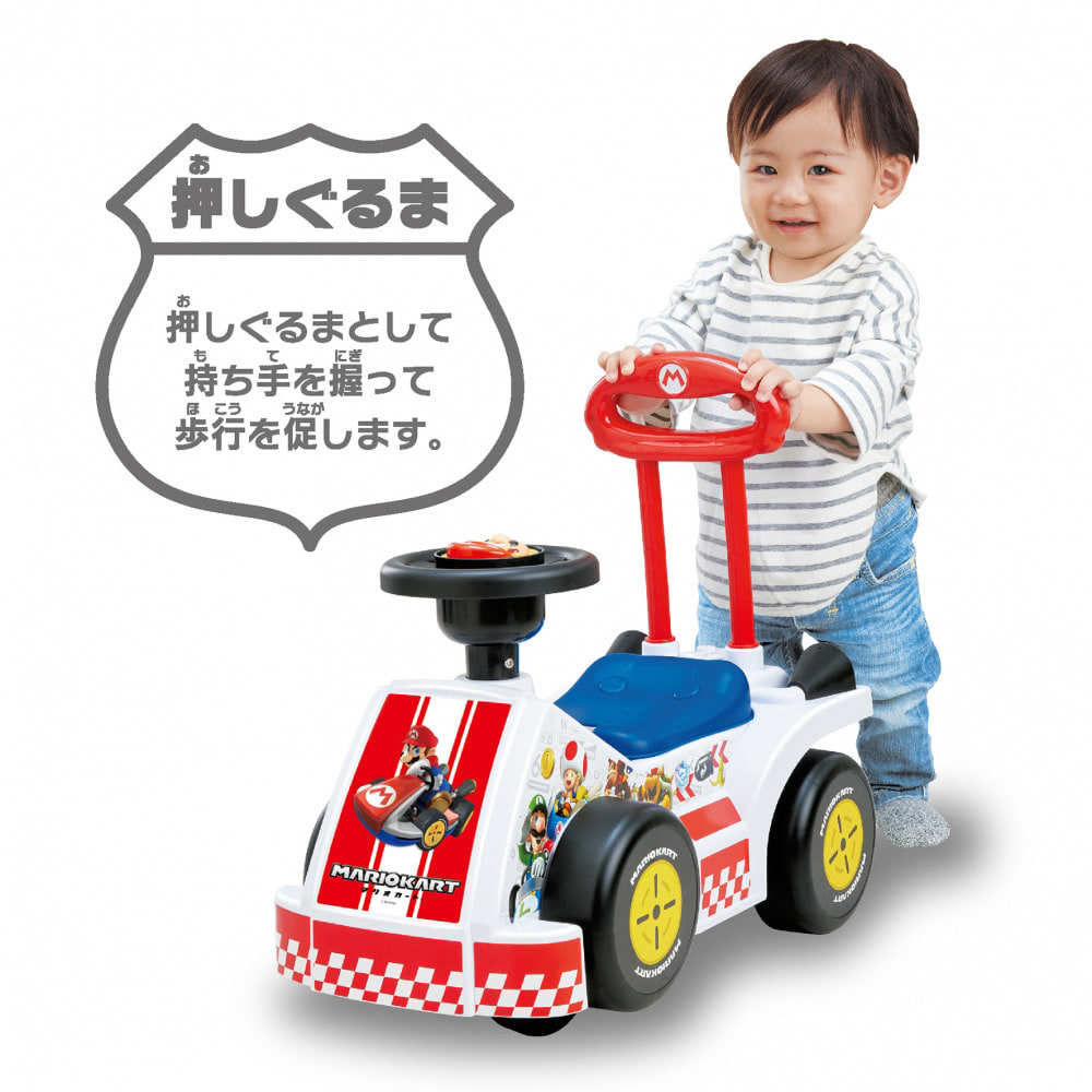 ＜トイザらス＞ Let's-a-Go! マリオカートはじめてレーシングDX 乗用玩具 手押し車 室内 足けリ 1歳 2歳【送料無料】画像