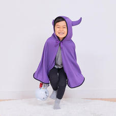 ハロウィン衣装 デビルポンチョ パープル コスチューム 仮装 子供 適応身長100～120cm マント 悪魔 紫 男の子 女の子 トイザらス限定