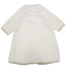 SNOOPY フリース着る毛布 ポケット付き スヌーピー(ホワイト×フリー)