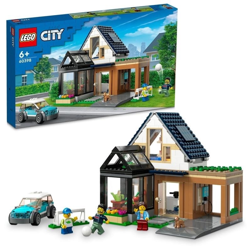 レゴ LEGO シティ 60398 モダンハウスと電気自動車【送料無料】