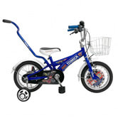 トミカ公式ライセンス 14インチ 身長90～100cm 子供用自転車 トミカ アシストバー（ブルー・・・
