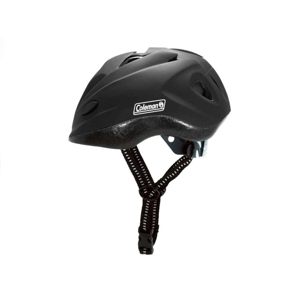 コールマン ジュニアヘルメットSG M（52~56cm）ブラック 子供用ヘルメット 軽量 黒 おしゃれ SG規格適合 バイク 自転車【送料無料】