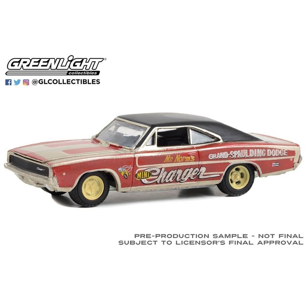GL 1/64 1968 Dodge Charger - Grand Spalding Dodge Mr. Norm's Mini Charger Funny Car Tribute