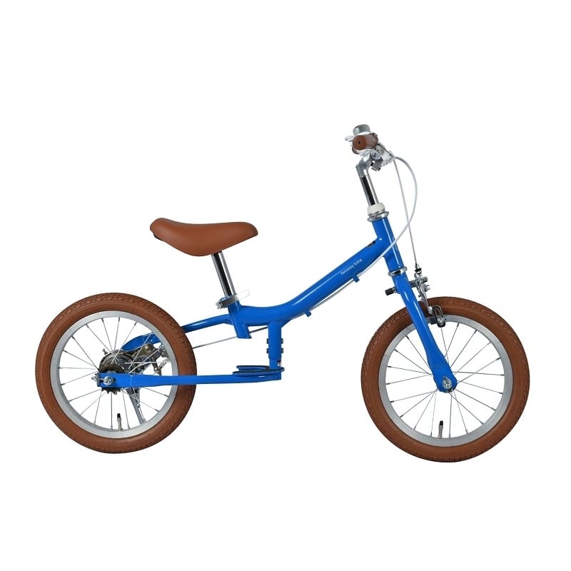 14インチ 身長90~105cm 子供用自転車 1台2役 2WAY BIKE（ブルー）キックバイク ペダルバイク 3歳 スチールフレーム 青 トイザらス限定