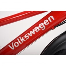 20インチ 身長110～135cm 子供用自転車 フォルクスワーゲン MTB（レッド）Volkswagen 男の子 外装6段 大型バスケット 鍵 LEDライト スチールフレーム 赤 トイザらス限定