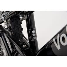 22インチ 身長115～140cm 子供用自転車 フォルクスワーゲン MTB（ブラック）Volkswagen 男の子 外装6段 大型バスケット 鍵 LEDライト スチールフレーム 黒 トイザらス限定