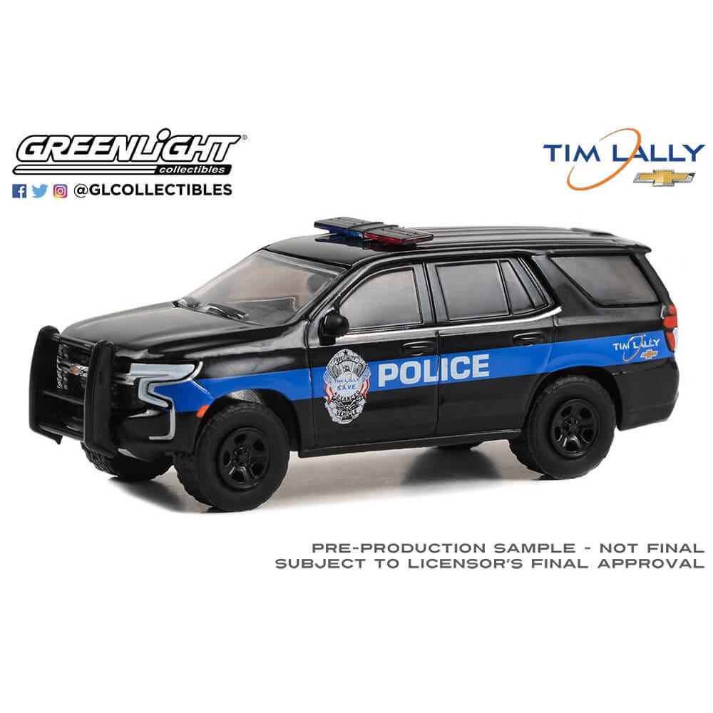 ͽվʡGL 1/64 2022 Chevrolet Tahoe Police Pursuit Vehicle (PPV) - Tim Lally Chevrolet, Warrensvill