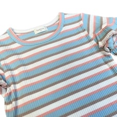 ベビーザらス限定 Sophitica ソフィティカ マルチボーダーTシャツ(ピンク×80cm) ベビーザらス限定