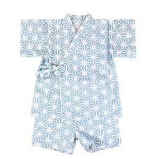 日本製 麻の葉柄甚平スーツ(ブルー×100cm) ベビーザらス限定