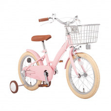 16インチ 身長100～115cm 子供用自転車 リグワークス TNB-16 ピンク 女の子 低床フレーム カゴ 補助輪 トイザらス限定