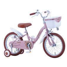 16インチ 身長102～117cm 子供用自転車 クッキー（ピンク）補助輪 泥除け 女の子 かわいい トイザらス限定