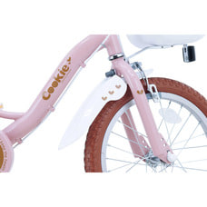 16インチ 身長102～117cm 子供用自転車 クッキー（ピンク）補助輪 泥除け 女の子 かわいい トイザらス限定