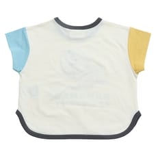 ベビーザらス限定 おさるのジョージ袖配色半袖Tシャツ(ナチュラル×95cm) ベビーザらス限定