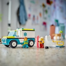 レゴ LEGO シティ 60403 救急車とスノーボーダー