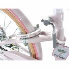 22インチ 身長120～135cm 子供用自転車 ピリココ（ピンクベージュ）乗りやすい バスケット ベージュタイヤ 女の子 トイザらス限定
