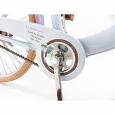 24インチ 身長125～140cm 子供用自転車 ピリココ（アイスグレー）乗りやすい バスケット ベージュタイヤ 女の子 トイザらス限定