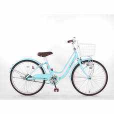 22インチ 身長120～135cm 子供用自転車 バレンタイン2（ミントブルー）女の子 トイザらス限定