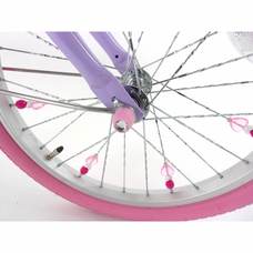 18インチ 身長105～115cm 子供用自転車 フルハート（パープル）補助輪 泥除け ピンク ホワイト 女の子 かわいい トイザらス限定