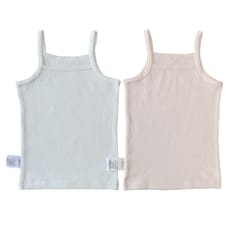 ベビーザらス限定 袖無しシャツ肌着 2枚組 見えないインナー パターンメッシュ(ピンク×90cm) ベビーザらス限定