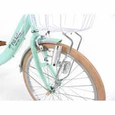 20インチ 身長115～130cm 子供用自転車 ピリココ（ミントグリーン）乗りやすい バスケット ベージュタイヤ 女の子 トイザらス限定